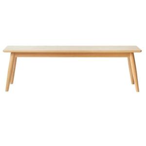 Banc scandinave 150cm en bois clair THOMASSON bois   chêne