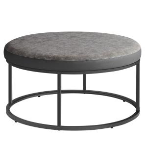 Banc siège rembourré capacité 300 kg gris tourterelle