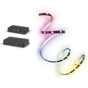 Bande lumineuse HDMI en PVC noir, 5m