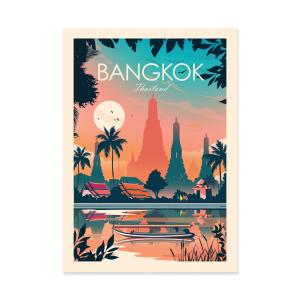 BANGKOK - STUDIO INCEPTION - Affiche d'art 50 x 70 cm