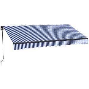 Banne rétractable pour balcon cadre alu polyester anti-uv b…