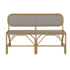 Banquette à dîner de jardin professionnelle en aluminium im…