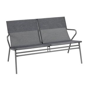 Banquette assise basse grand confort en acier gris L69xl123…