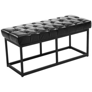 Banquette avec pieds en métal assise en pvc et synthetique…