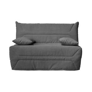 Banquette BZ avec matelas de 12 cm Anthracite 140 x 190 cm