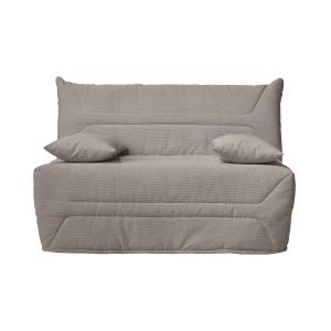 Banquette BZ avec matelas de 12 cm Grège 140 x 190 cm