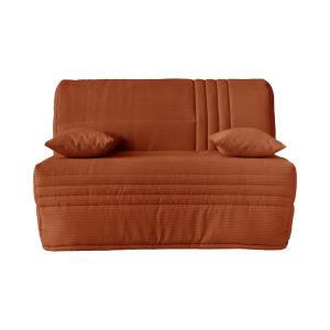 Banquette BZ avec matelas de 15 cm terracotta  140 x 200 cm