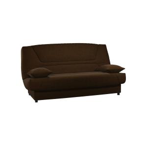 Banquette clic-clac avec matelas de 13 cm ebène