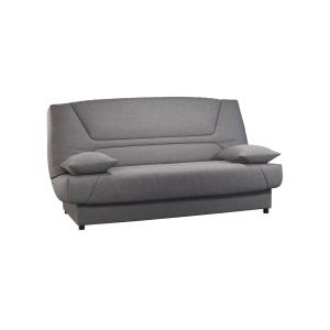 Banquette clic-clac avec matelas de 13 cm gris clair