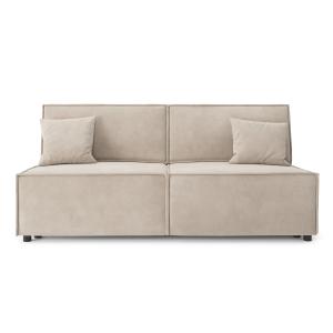 Banquette en tissu 3 places beige