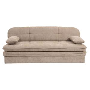 Banquette en tissu 3 places marron