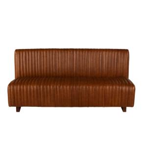 Banquette professionnelle en cuir marron