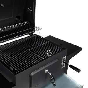 Barbecue à charbon sur chariot pour 12 personnes