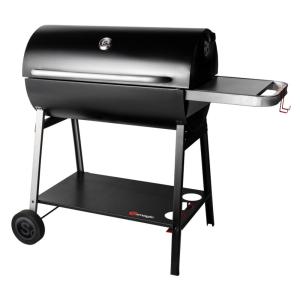 Barbecue au charbon de bois ave capot et tablette latérale