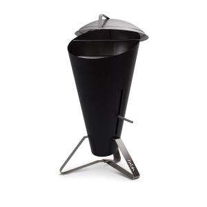 Barbecue design au charbon de bois
