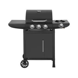 Barbecue gaz métal noir 5 brûleurs 11.5kW