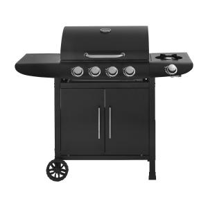 Barbecue gaz métal noir 6 brûleurs 14.5kW