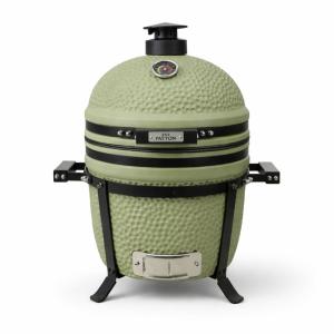 Barbecue kamado à charbon en céramique vert olive, grille Ø…