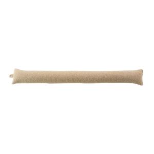 Bas de porte effet bouclette beige  80 x 10 cm