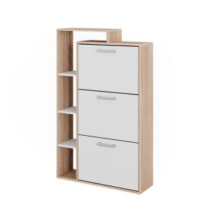 Basculeur à chaussures avec 3 compartiments, Sonoma 80 x 12…