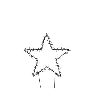 Bâton de jardin en forme d'étoile H73