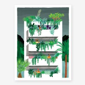 Beach building - Poster / Medium - 29,7 x 39,7cm