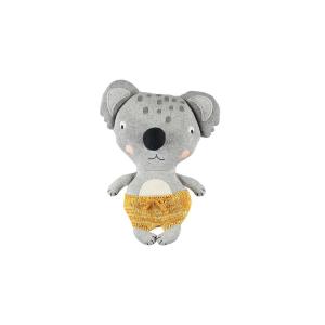 Bébé koala multicolore en coton 26x20x8cm