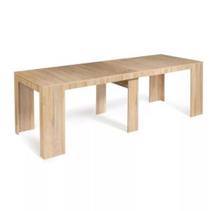 BELLI - Table console extensible en bois - 2,35 m