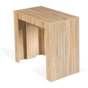 BELLI - Table console extensible en bois - 3 m