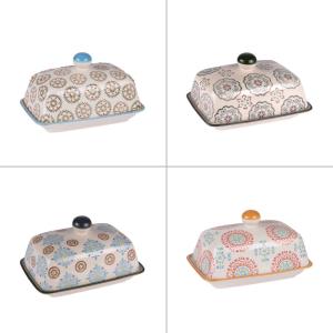 Beurrier Bohème (1 modèle aléatoire) multicolore en grès