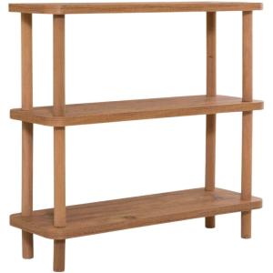 Bibliothèque 2 niveaux 80x28x75 cm en décor naturel - ARKEA…