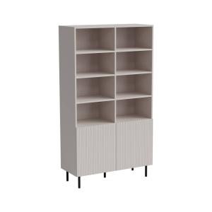 Bibliothèque Bois Beige 100x42x177h cm