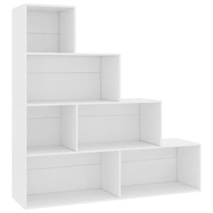 Bibliothèque/Cloison bois blanc 155x24x160 cm