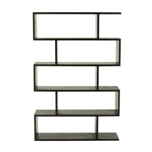 Bibliothèque déstructurée en manguier 5 niches