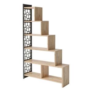 Bibliothèque en aggloméré et métal francis modèle 3