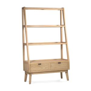 Bibliothèque en bois beige L 100 cm