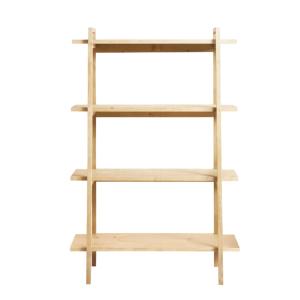 Bibliothèque en sapin beige