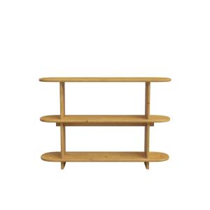 Bibliothèque en sapin marron clair 120 cm