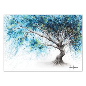 BLUE CRYSTAL DREAM TREE - ASHVIN HARRISON - Affiche d'art 5…
