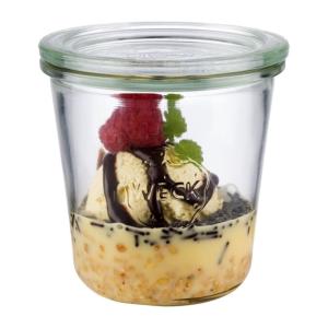 Bocaux en verre avec couvercle weck 290 ml   lot de 6   aps