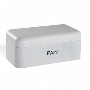 Boîte à biscuit métal  30x21cm Blanc