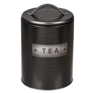 Boite à thé en métal rétro