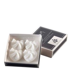 Boîte de 4 décors fondants parfumés Fleur de Coton