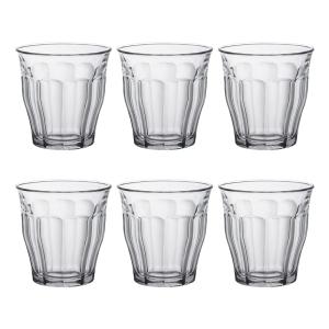 Boîte de 6 gobelets   20 cl transparent en verre
