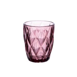 Boite de 6 gobelets bas 24 cl    rose en verre