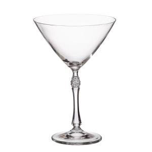 Boîte de 6 verres à Martini 280ml en cristal sans plomb