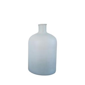 Bonbonne en verre dépoli forme bouteille h31 cm