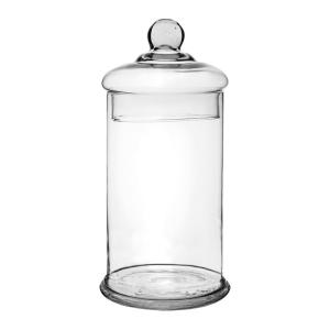 Bonbonnière en verre droite - H. 24cm