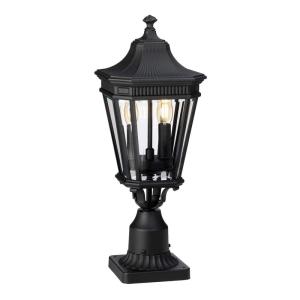 Borne aluminium noire h. 54 cm