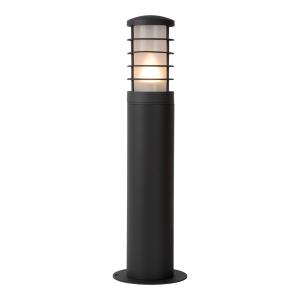 Borne moderne pour extérieur en aluminium noir